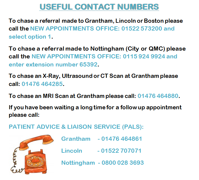 Useful Contact Numbers